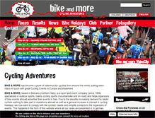 Tablet Screenshot of bikeandmore.it